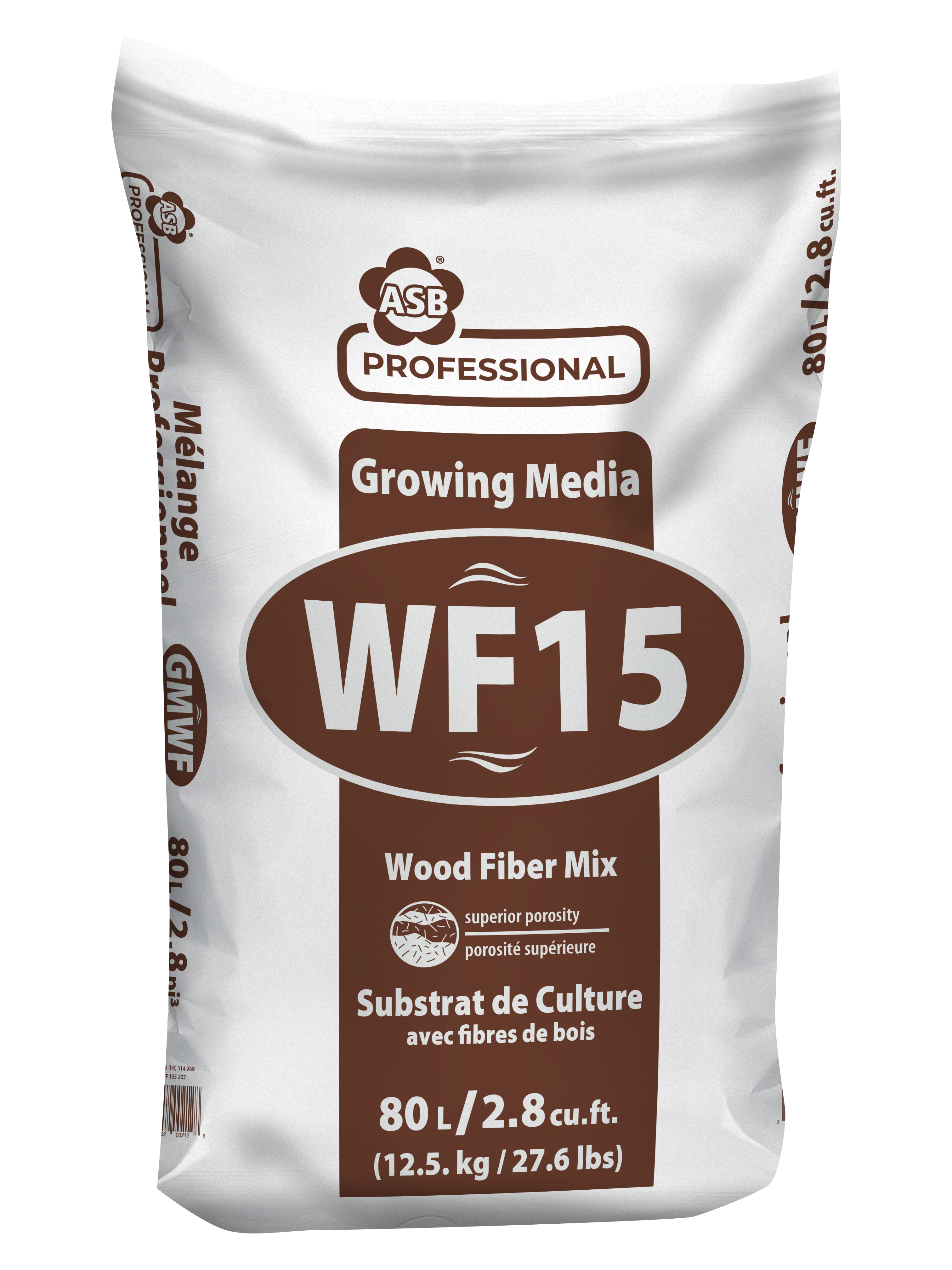 ASB Growing Mix 15 Wood Fiber 80 L / 2.8 cu. ft.