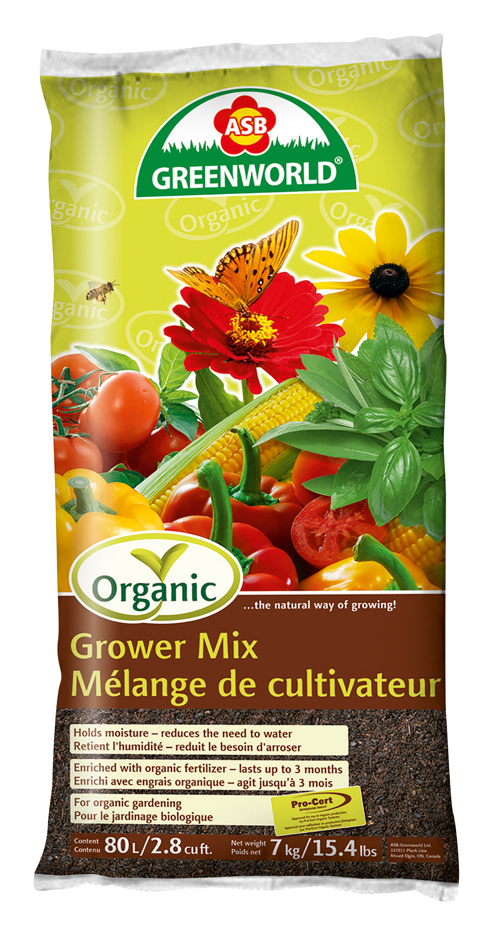 ASB Organic Grower Mix