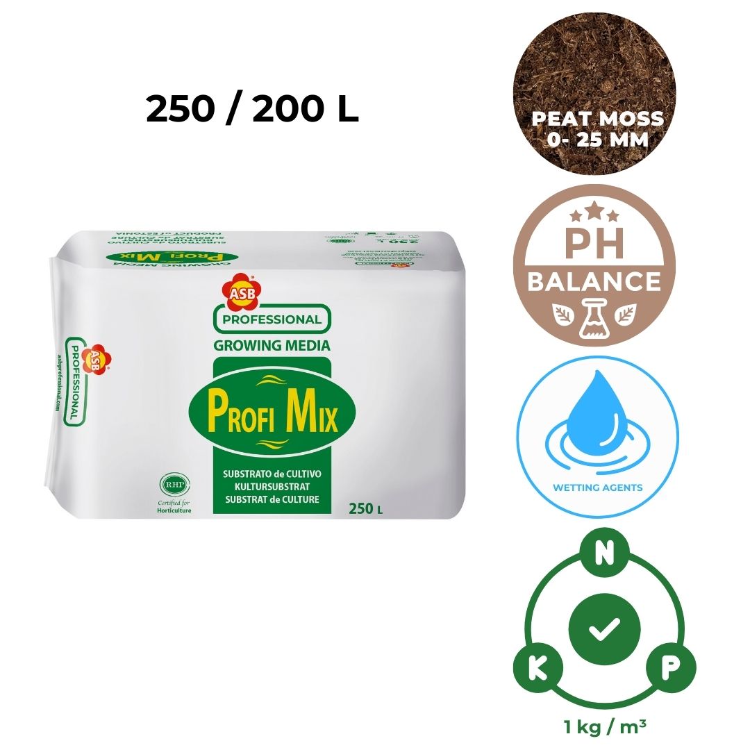 ASB Professional Substrate Mix 0-25 NPK 250 L
