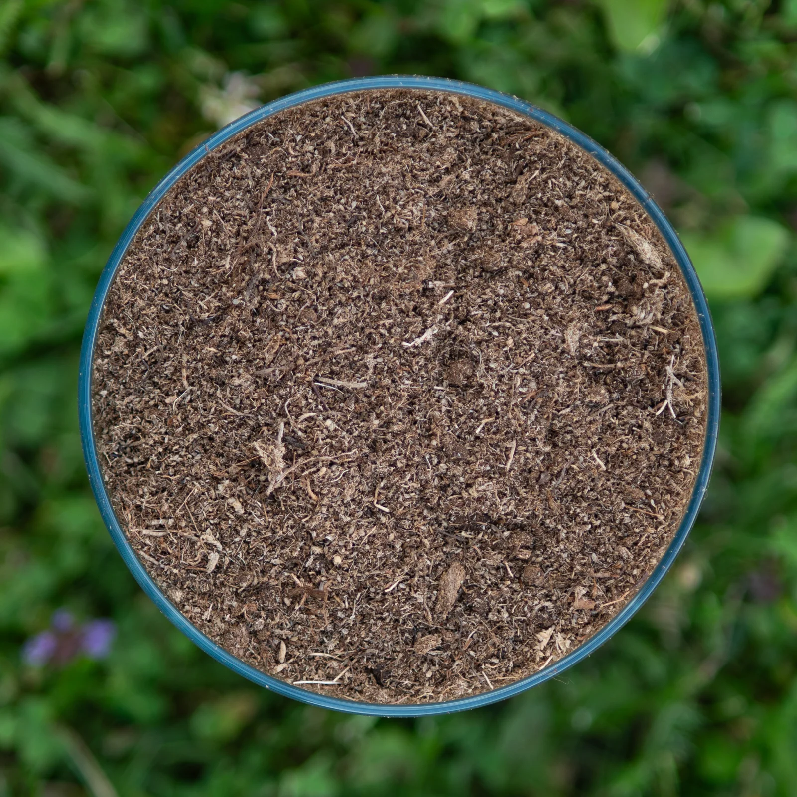 ASB Professional raw white peat sample showing the 0-5 mm fraction