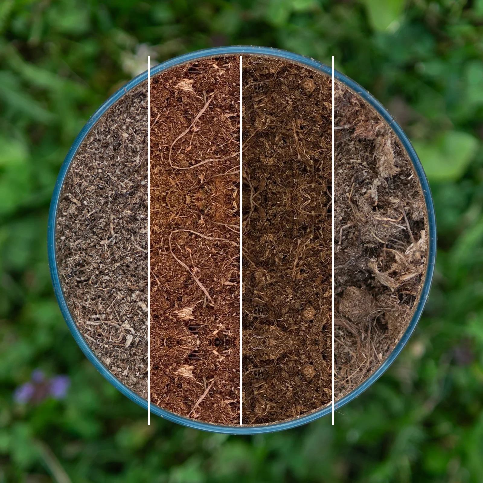 Compare Peat Moss Fractions: 0-5 to 0-40 mm